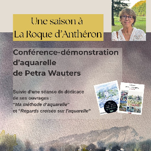 Conférence-démonstration et dédicace de l'aquarelliste Petra Wauters