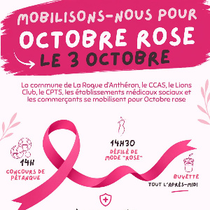 OCTOBRE ROSE : MOBILISONS-NOUS ENSEMBLE !