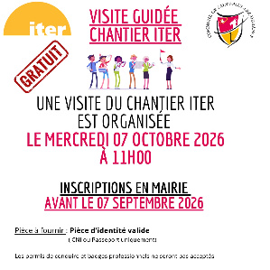 Visite guidée et gratuite du chantier ITER