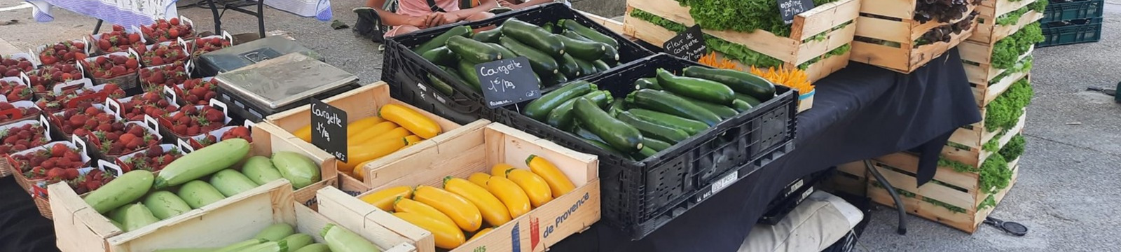 Le marché des producteurs du samedi matin